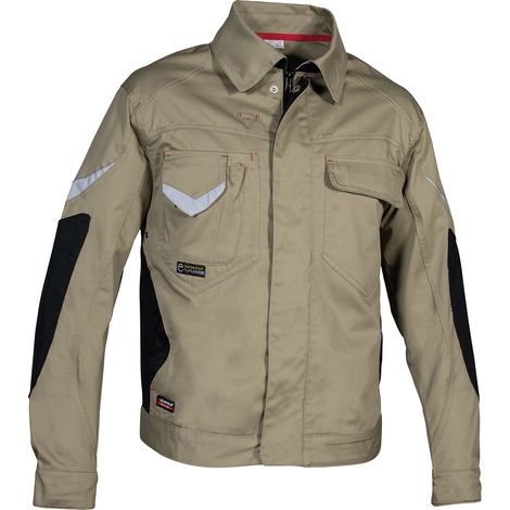 Blouson Workmaster - Beige/noir - 48 (1/2)