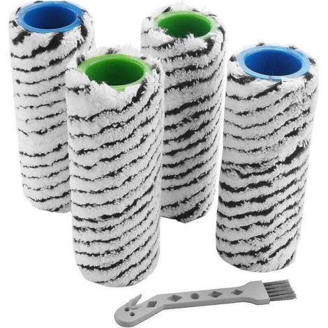 4 pcs Pierre Rouleau Brosse Pour Karcher Fc7 Fc7 Fc5 Fc5 (1/5)