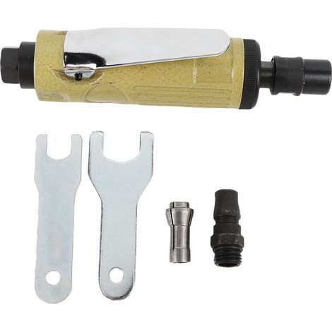 Meuleuse à Air, pince de 3mm 6mm, 25000 tr/min, conception ergonomique, pneumatique droite pour l'industrie (1/5)