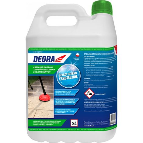 Limpiador concentrado Dedra 5L baja espuma alta penetración