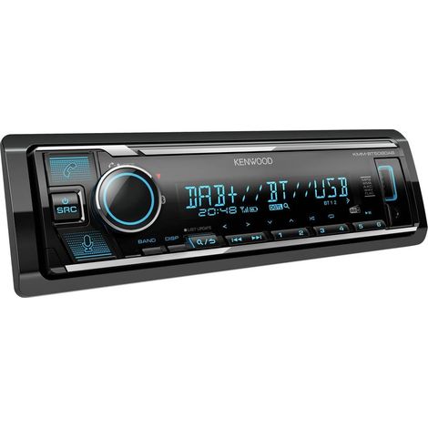 Kenwood KMMBT508DAB Autoradio tuner DAB+, port pour commande au volant, kit mains libres bluetooth