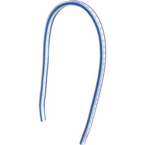 Règle souple de 50 cm pour couture et dessin, outil flexible de mesure avec graduation métrique (1/5)