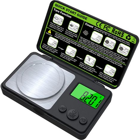 Balance de précision pour bijoux INF CX-555A 100 g/0,001 g - Balance de poche haute précision (1/4)