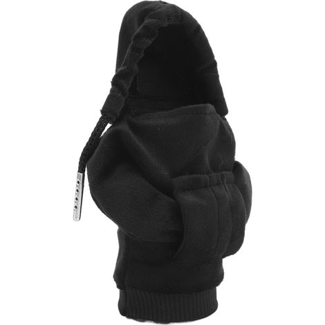 Funda universal para palanca de cambios FOREHILL de 4,7 pulgadas con divertido diseño de capucha, protector de palanca de cambios para coche, decoración, negra (1/5)