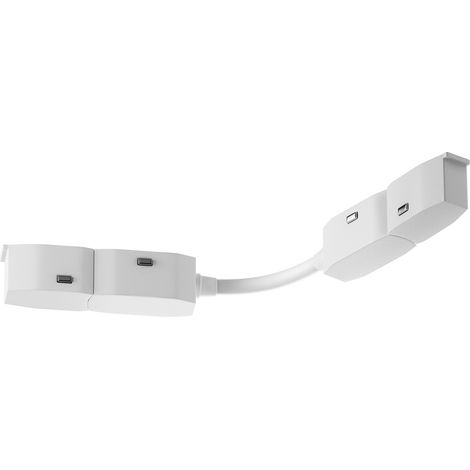 Connecteur rail alim 48V blanc 2 circuits EXILITY Maytoni (1/5)