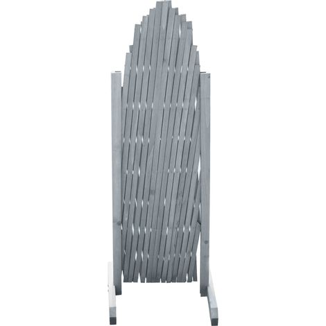 Maison Exclusive - Rankgitter Massivholz Tanne 1,8x1 m Grau