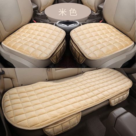 Coussin De Siège Automobile - Mousse À Mémoire De Forme - Fond Antidérapant En Caoutchouc - Poche De Rangement Intégrée - Universel - 1 Pièce (1/5)
