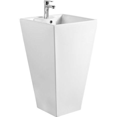Mexen Pia lavabo independiente 47 x 47 cm, blanco - 26104700 (1/2)
