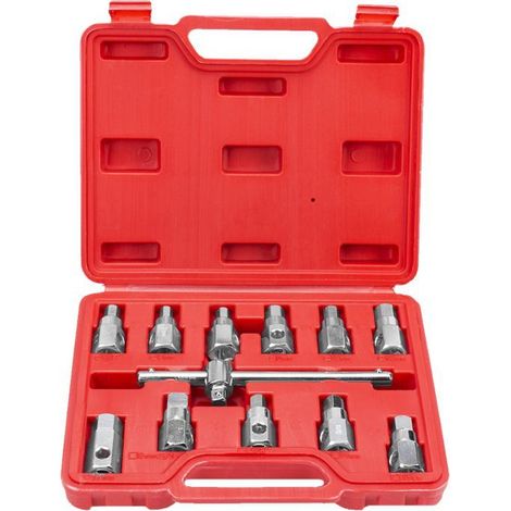 JEU DE CLÉS POUR BOUCHON D'HUILE 12 pièces. (1/2)