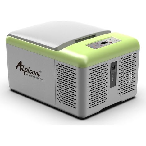 9L Portable Compression Car Refrigerator Electric Cooler, 12/24V Freezer and Refrigerator for Dorm, Camping or Outdoor Picnic, 20-20°C (1/5)