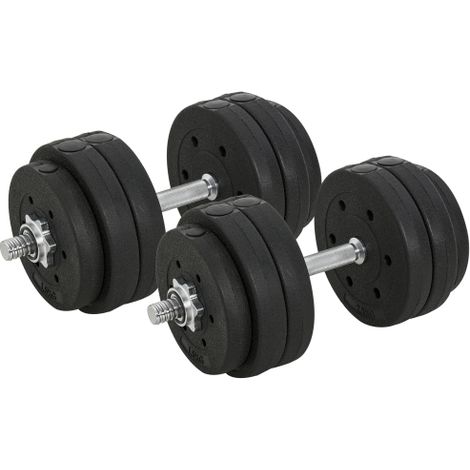 Questo set di manubri da 30 kg, comprensivo di dischi, è adatto sia per l'uso domestico che per la palestra. Realizzato in acciaio PU nero, è ideale per l'allenamento di forza in loco. (1/5)