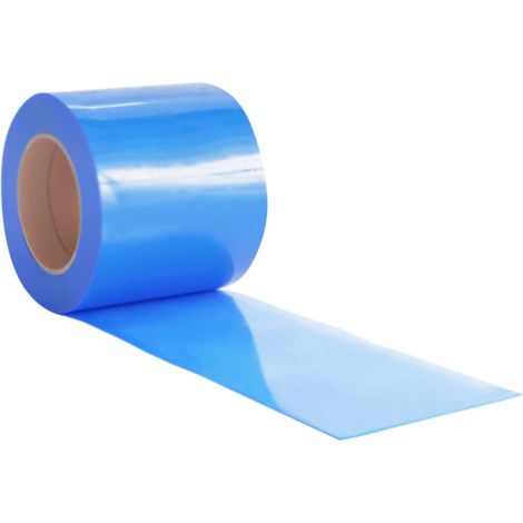 Door Curtain Blue 200 mmx1.6 mm 10 m PVC vidaXL