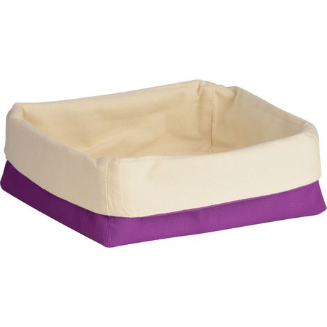 Premier Housewares Purple and Cream Large Bread Basket (1/2)