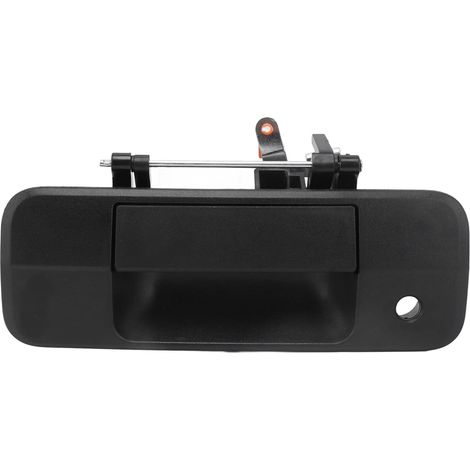 Manija de la puerta trasera con pestillo y llave negra mate 690900C040, repuesto para Tundra 2007-2013 (1/5)