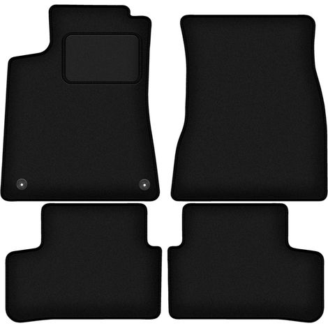 Tapis de sol en velours noir pour : Mercedes GLA H247 crossover (2019-)