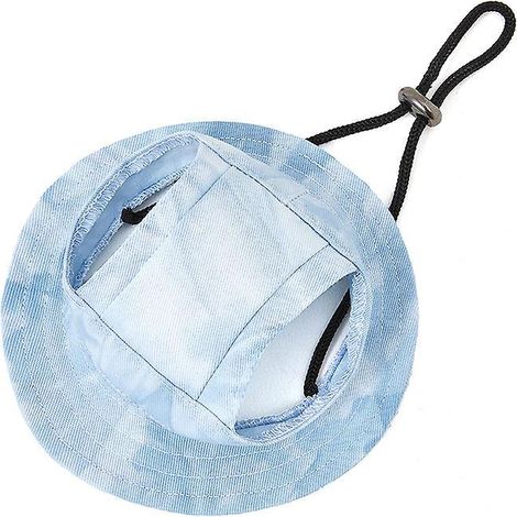 (bleu)casquette De Baseball Pour Animaux De Compagnie Dcoration Extrieure Chien Toile Chapeau Chiot Tte Dcor Extrieur Chapeau Chiot Chapeau De Sol (1/4)