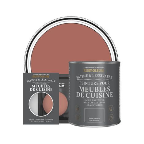 Peinture pour Meubles de Cuisine, Finition Satinée - Saumon (1/3)