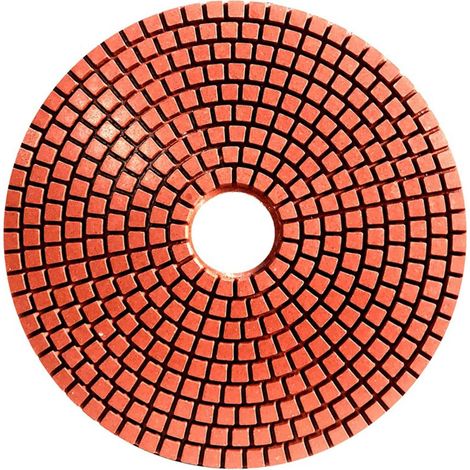 6 Zoll (150 mm) Diamantpolierscheiben, flexible Nass-/Trockenschleifscheiben für Beton, Granit, Marmor, Schleifscheiben mit Körnung 30-3000, Körnung 100