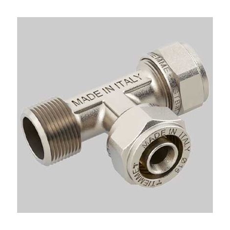 RACCORDO A COMPRESSIONE A T LATERALE MASCHIO - 16x16x1/2
