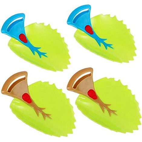 Rallonge De Robinet - Forme Feuille - Pour Enfants - Adaptateur Universel Pour Lavabo Et Baignoire - Lot De 4 (1/5)