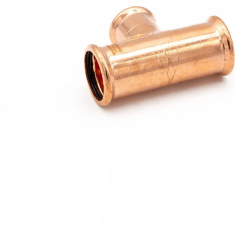 PrimaPress 35x35x28mm Copper Press Branch Tee Fitting (1/2)