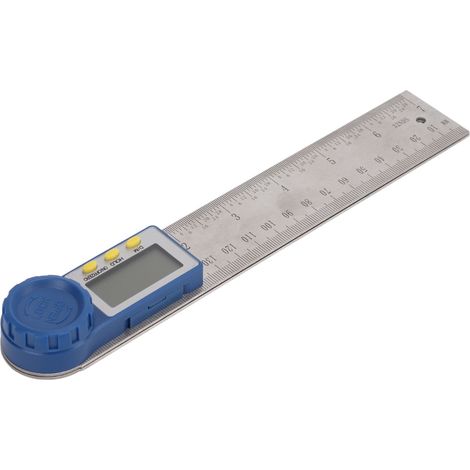 Rapporteur numérique multifonctionnel, règle d'angle, goniomètre, en acier inoxydable, pour le travail du bois (1/5)