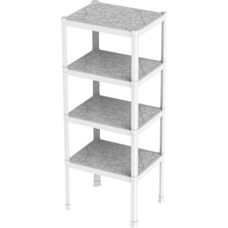 Etagère modulable 4 niveaux H 187 cm -Conditions extrêmes et charge jusqu\'à 240kg - Intérieur/extérieur - Livraison gratuite (1/3)