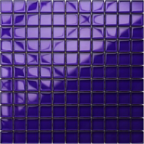 Ilcom mosaico in vetro su rete per bagno e cucina 30cm x 30cm - Pansy (1/4)