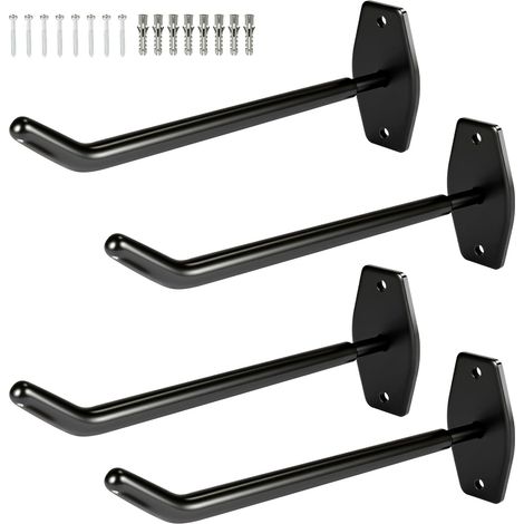 Trintion Hochleistungs-Reifenwandhalterungsset für 4 Autofelgen 40 kg Tragkraft pro Haken Komplettes Montageset inklusive Universell passend für alle Pkw- und SUV-Räder bis 22 Zoll (4)