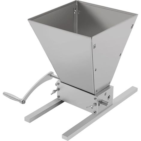 Grain Mill Brewing for Grain Malt Barley, Grain Crusher Grinder Grain Mill with Metal Base and Handle Multi-functional Grinder with 11LBS Hopper and 2 Roller (1/5)