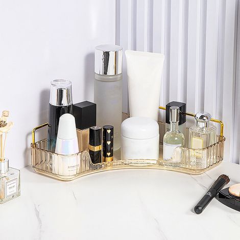 Rack De Rangement Cosmétique - Rotation 360° - Angle Salle De Bain Chambre - Pour Vernis À Ongles Et Accessoires Manucure - 1 Pièce (1/3)