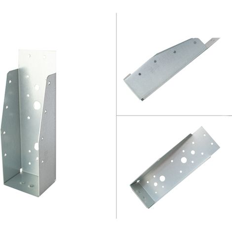 Support de poteau lourd sans lèvre pour poutres de 7 x 19.5 cm - (1/3)