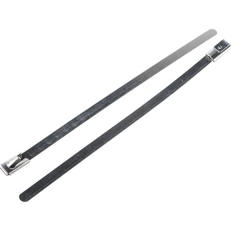 Serre-câble RS PRO Métallique en Acier Inoxydable 316, 125mm x 4,6 mm ( Prix pour Sachet de 100 )