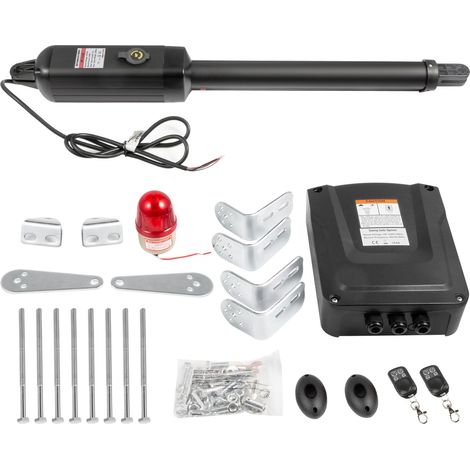 Ouvre-porte automatique électrique, capacité 380 kg, ouvre-porte battant unique, longueur 5,5 m, vitesse 16 mm/s, 80 W, avec télécommande, opérateur de porte pour garage ferme mailles de chaîne