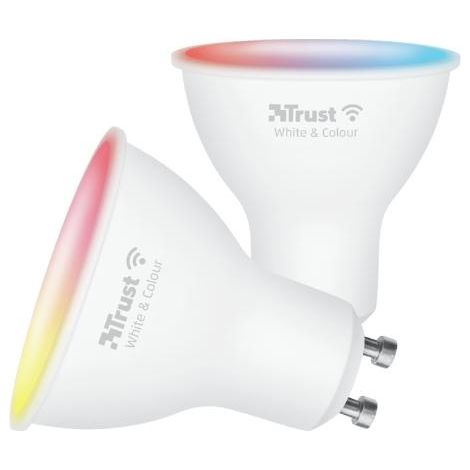 Trust GU10 DUO Smart WiFi LED Spot Weiß & Farbe