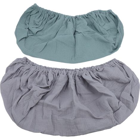 Housses de Matelas à Langer en Coton de qualité Supérieure pour Bébés - Draps de Table à Langer Doux, Respirants et élastiques (15) (1/4)