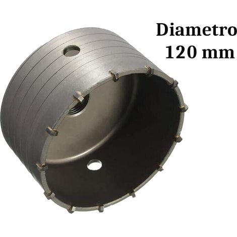 Fresa a Tazza 120mm Per Muro Corona Carotatrice Fresa da Trapano Foro 20mm 02129 (1/5)