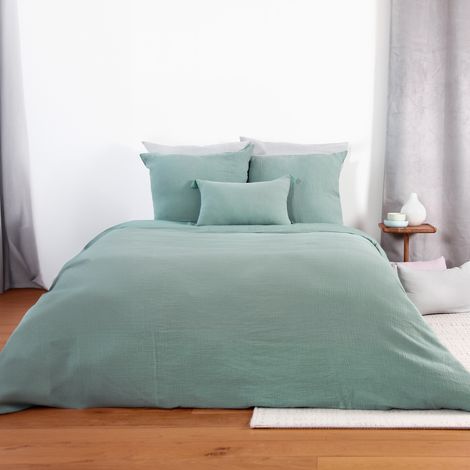 Parure de lit GAZGAZ double gaze de coton 240x220 cm (1/5)