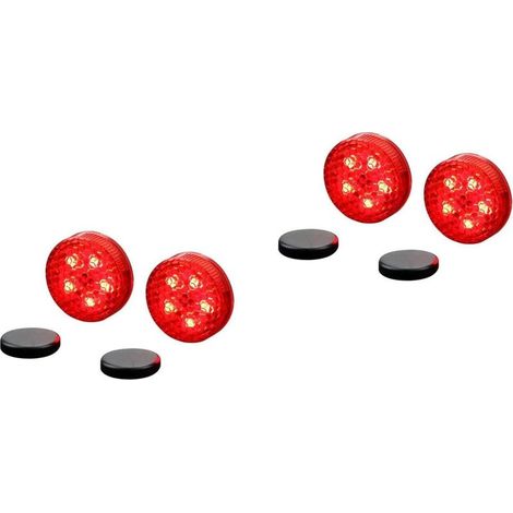 4pièces Lumière Led Anti-collision Pour Porte De (1/5)