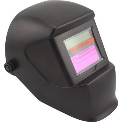 Cagoule De Soudure - LCD - DIN 11 - Protection UVR DIN 16 - Temps De Réaction 1/5000 S - Champ De Vision 90 X 35 Mm - 2 Détecteurs D Arc - 1 Pièce