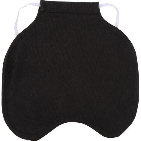 Protecteur de plumes pour poule, selle tablier double couche 20x19,5cm noir, protection dos et ailes pour volaille (1/5)