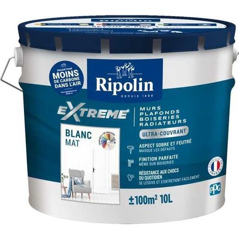 Ripolin Pintura para paredes y techos monocapa mate blanco 10L (1/3)