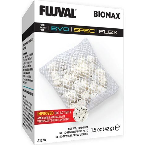 Biomax para acuarios Fluval Flex,Spec,Evo 3pc