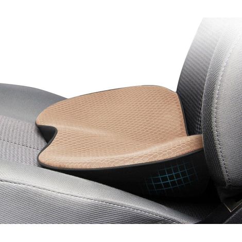CCYKXA Autositzkissen, Steißbeinkissen, Autositzkissen, Steißbeinkissen, atmungsaktives Kissen, für kleine Menschen, ergonomisch