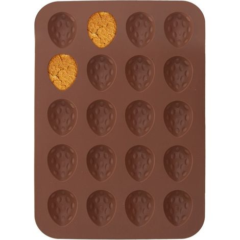 Stampo in silicone marrone per biscotti, frutta secca, sillinie orion 151720 (1/5)