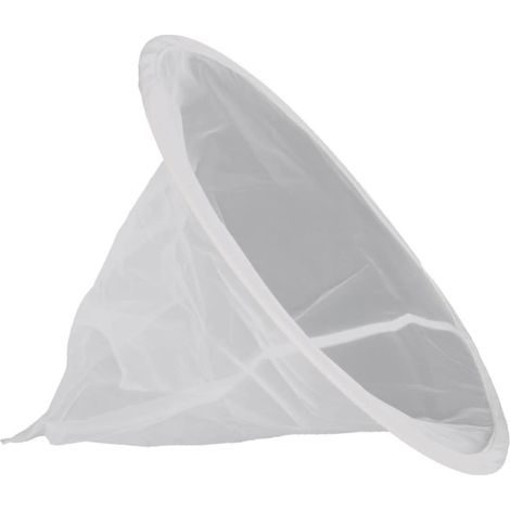 Filtre Alimentaire En Maille Accessoires D'apiculture Maille De Filtre D'entonnoir Sacs Filtrants Miel Conique Filtre à Miel Apicole Ruche Engrener Blanche (1/5)