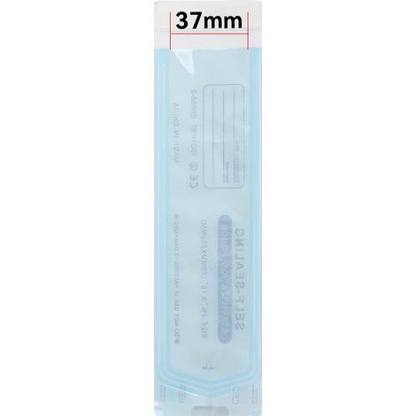 Sacchetti per sterilizzazione autoadesivi, 200 pezzi, 57 mm x 130 mm (1/2)