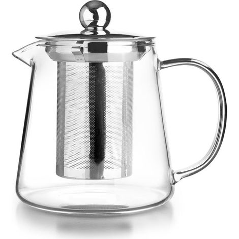 Théière en verre avec filtre infusion, Borosilicate 450 ml (1/3)