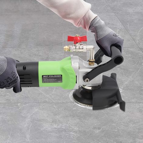 4-Zoll-Handheld-Spritz-Poliermaschine, 6-Gang-Professionelle Poliermaschine mit Schutzhülle, 800W, 1000-4000 U/min