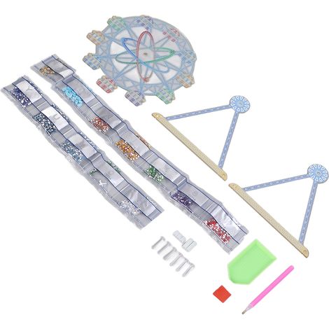 Diamond Painting Parent Child Interaction Ferris Wheel Hand Made DIY Diamond Painting Living Room Decoration (1/5)